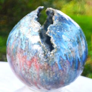 gescheurde aarde IJsland keramiek natuurlijk