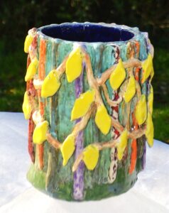 vaas Hockney keramiek-natuurlijk